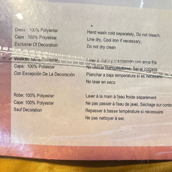 Disney Anna Frozen II  Halloween Costume 4-6 NWT - Picture 6 of 7